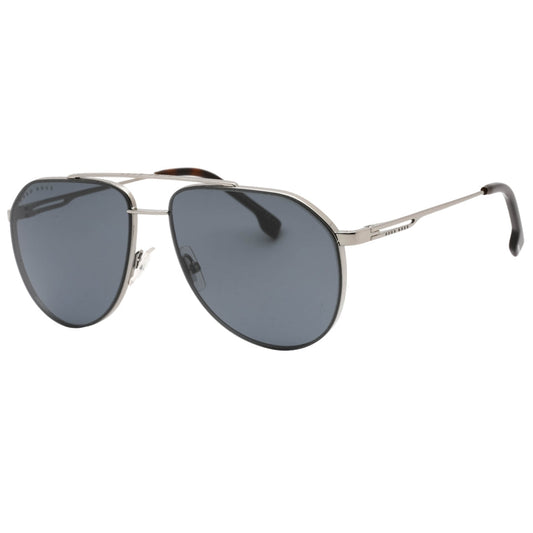 Hugo Boss Grey Lens Ruthenium Dark Silver Sunglasses 1326 031Z IR