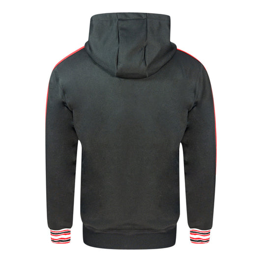 Champion Half Zip Large Logo Black Hoodie