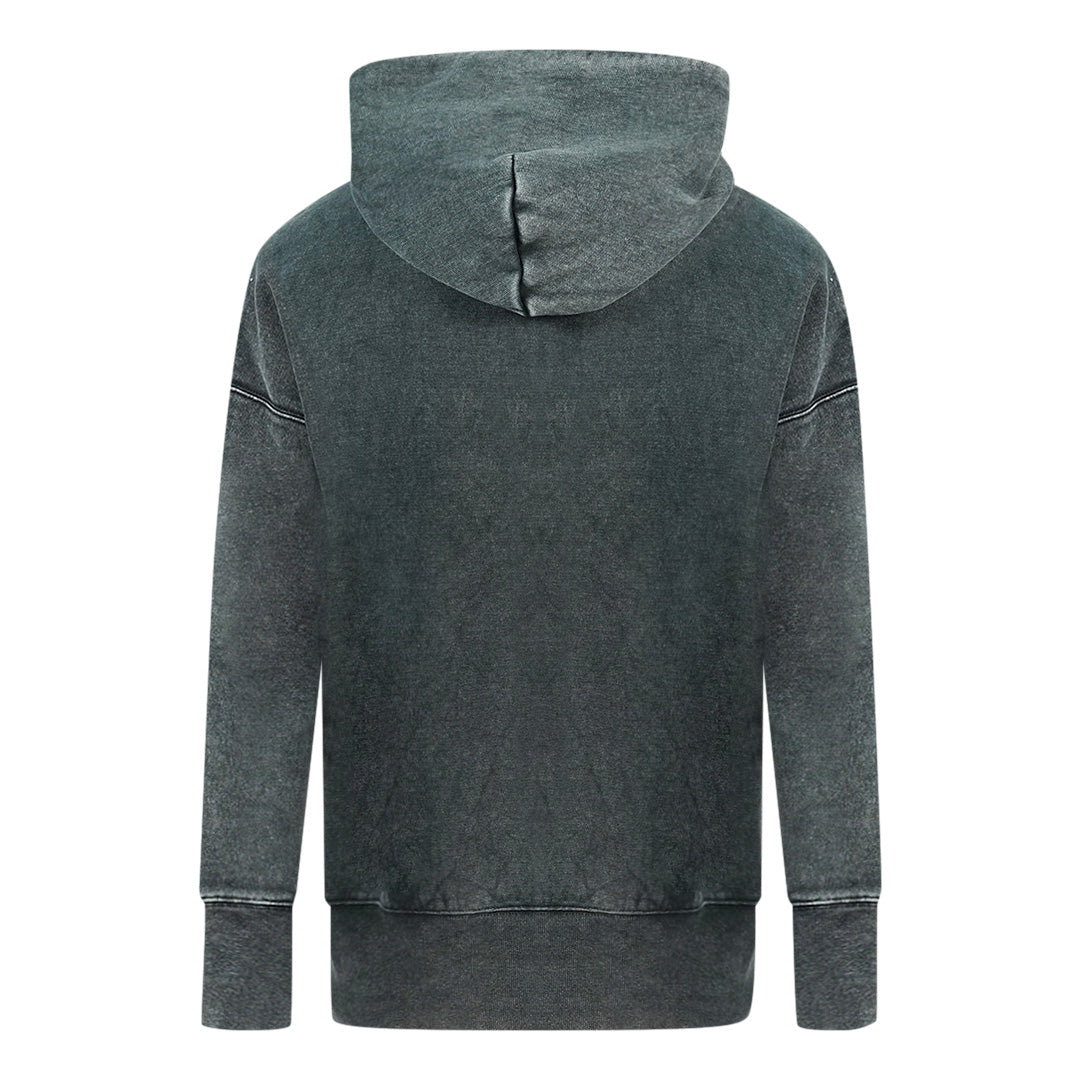 Champion Small Signature Logo On Chest All Black Hoodie