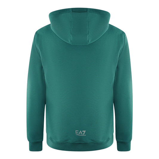Ea7 Large Brand Logo Mediterranea Hoodie