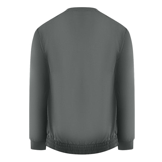 Ea7 Branded Patch Logo Iron Gate Sweatershirt