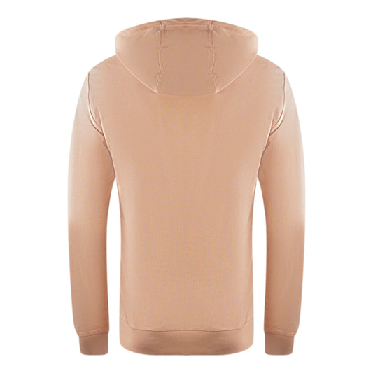 Ea7 Embossed Box Logo Cafe Creme Hoodie