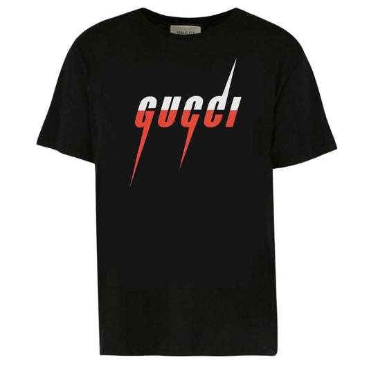 Gucci Blade Logo Oversized Fit Black T Shirt