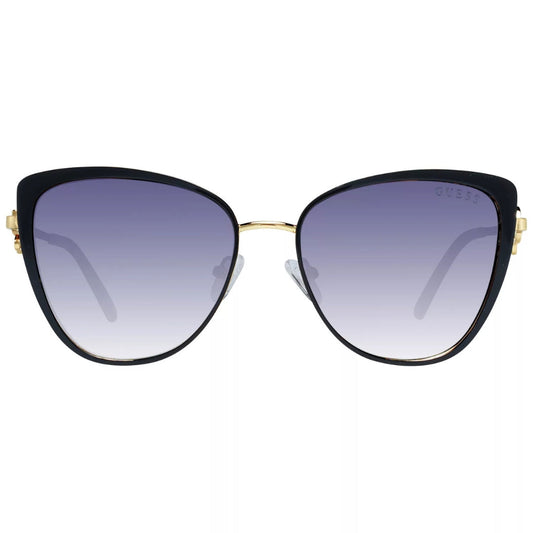 Guess Shiny Black Frame Gold Legs Sunglasses GF6141 01B
