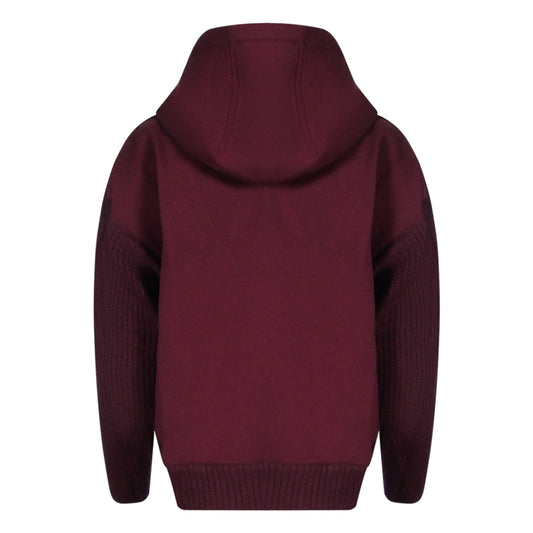Parajumpers Zip Fleece Burgundy Hoodie S