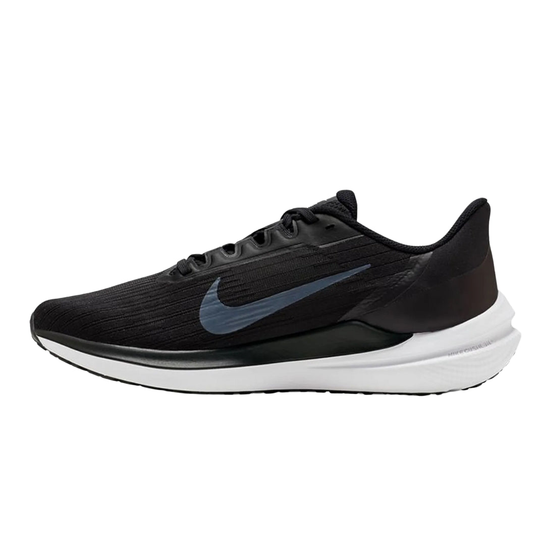 NIKE DD6203 001 Nike Air Windflo 9 BLACK/WHITE/GREY TRAINER MENS UK 6.5