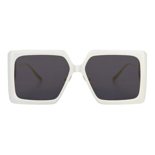 Dior Diorsolar S1U Cd40040U 95A0 25A Ivory Frame Dark Grey Lens Sunglasses Womens