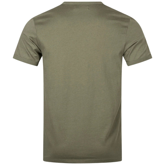 Fred Perry Uniform Green Ringer T-Shirt XS