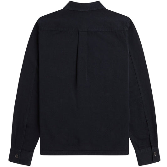 Fred Perry M6627 102 Black Over Shirt  Mens XS
