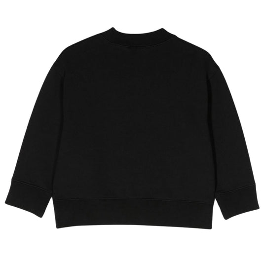 Palm Angels Kids Shark Logo Black Sweatshirt 6Y