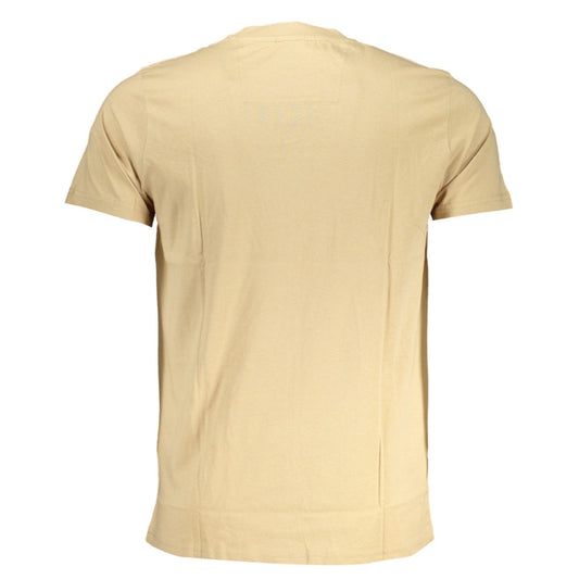 Cavalli Class Bold Black Logo Beige T-Shirt l
