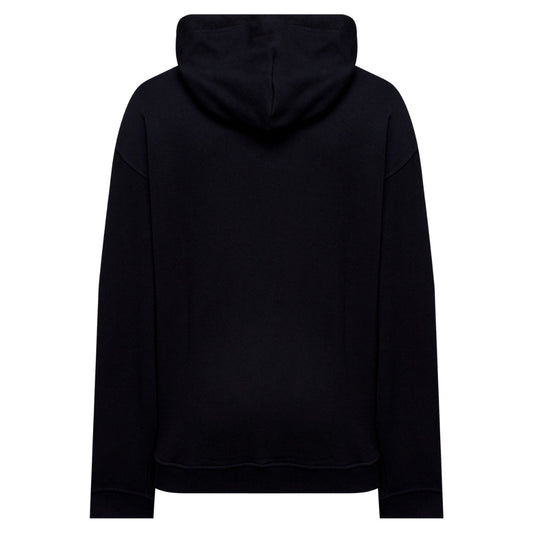 Diesel Double Destroyed Logo Black Hoodie XS