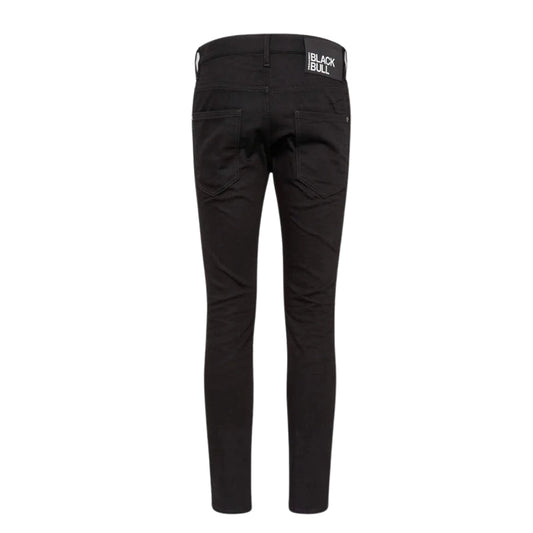 Dsquared2 Black Bull Badge Black Denim Pants W28