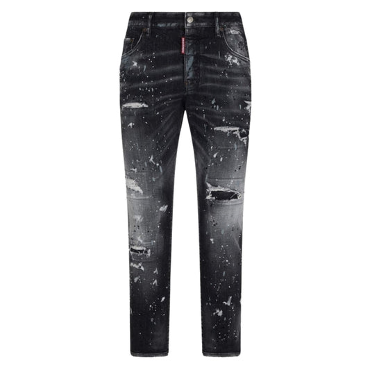 Dsquared2 Skater Jean Paint Splatter Black Wash Jeans S71Lb1396 S30503 900