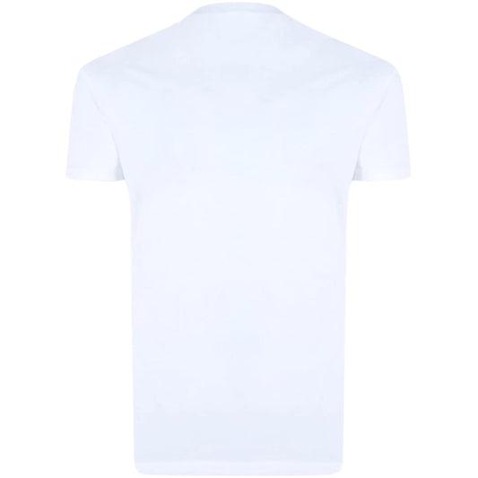 DSQUARED2 S74GD0563 S22427 100 BRIGHT WHITE T-SHIRT Mens M