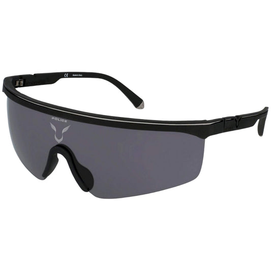 Police X Lewis Hamilton Rubberized Black Sunglasses SPLA28 06AA