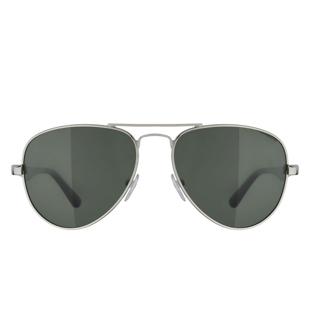 Police Silver Aviator Sunglasses SPLC15 579P
