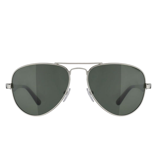 Police Silver Aviator Sunglasses SPLC15 579P