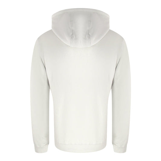 Aquascutum Active Small Logo Antartica White Hoodie SW002 24