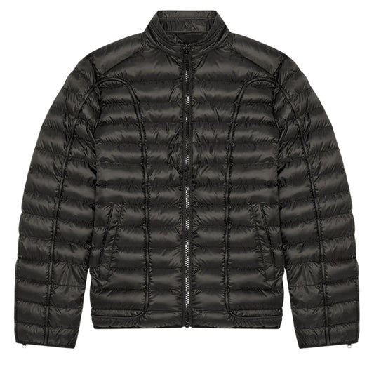 Diesel Plain Black Padded Jacket S