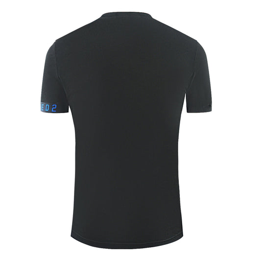 Dsquared2 Brand Logo on Sleeve Black Underwear T-Shirt D9M3S4870 16