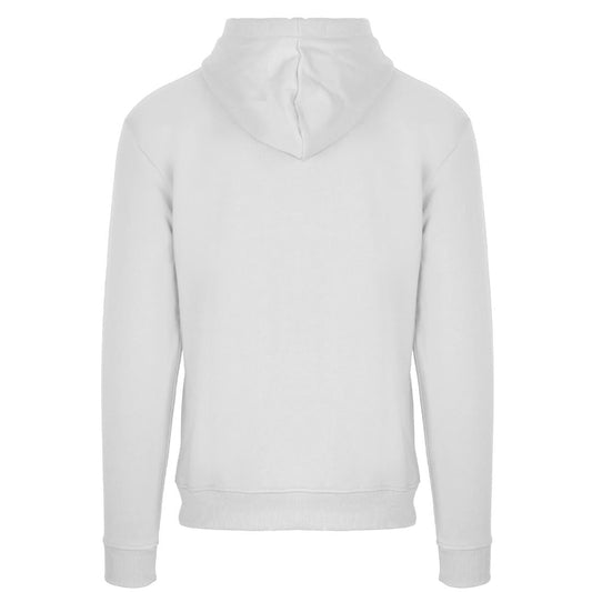 Aquascutum Aldis Emblem Logo White Hoodie