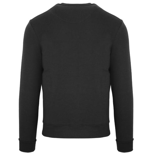 Aquascutum Aldis Chest Logo Black Sweatshirt