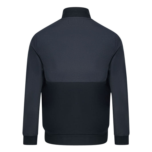 Fred Perry Woven Panel Blue Track Jacket - Nova Clothing