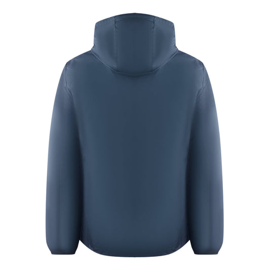 Aquascutum London Logo Navy Blue Active Windbreaker Jacket