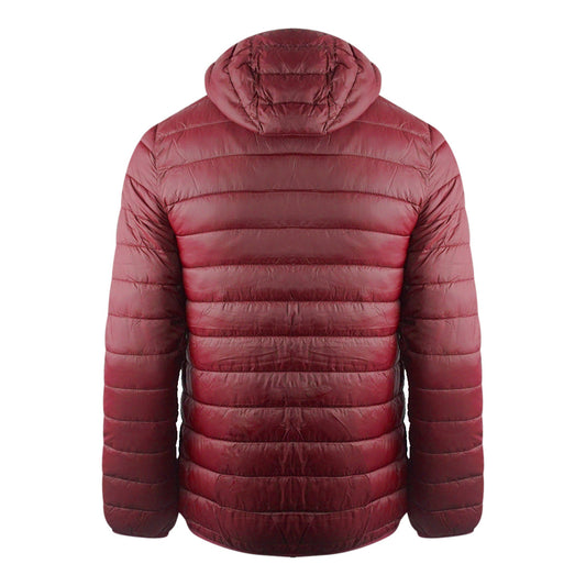 Aquascutum London Logo Bordeaux Red Active Hoodie Jacket