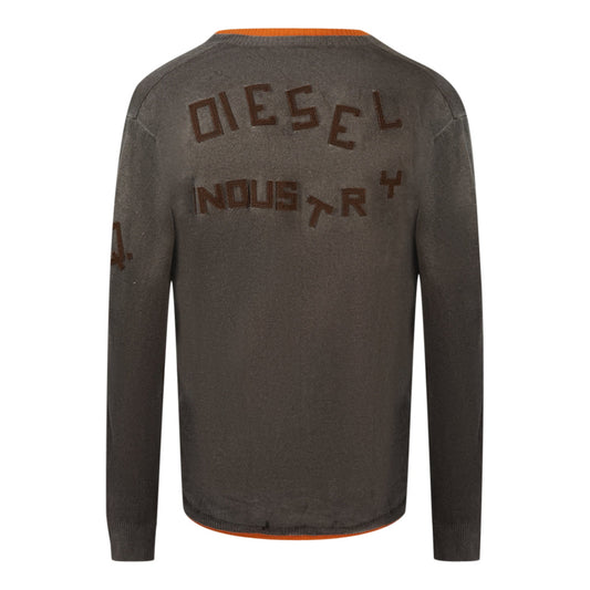 Diesel Keely Cardigan Hoodie Brown KeelyBrown
