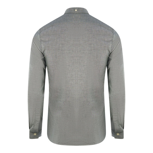 Lyle Scott Slim Fit Green Long Sleeved Oxford Shirt