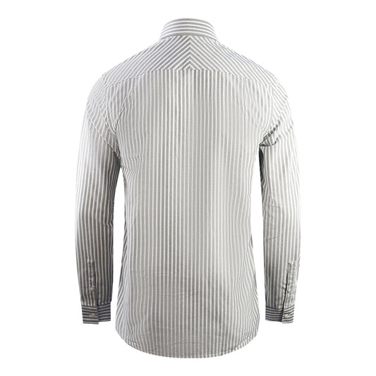 Fred Perry Casual Striped Navy Blue Oxford Shirt M1661 608