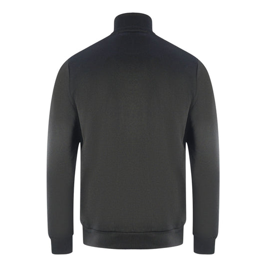 Lyle & Scott Golden Eagle Chest Logo Black Zip Up Jumper ML1404V Z865