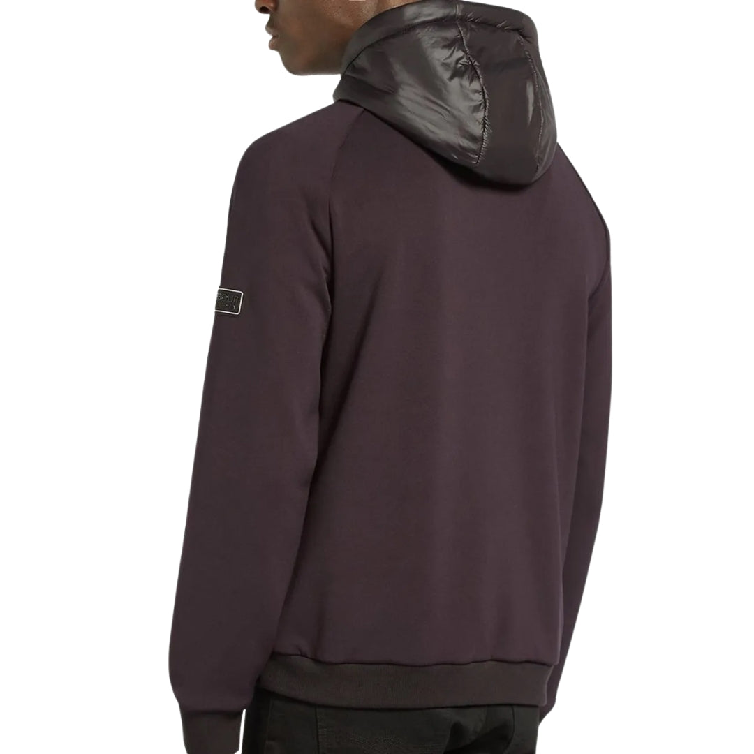 Barbour International Tes Baffle Half Zip Hoodie Mqs0011Bk11
