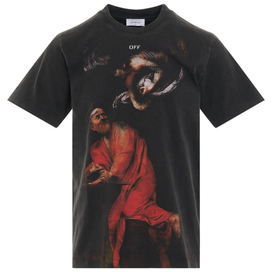 Off White St Matthew Slim Black T Shirt