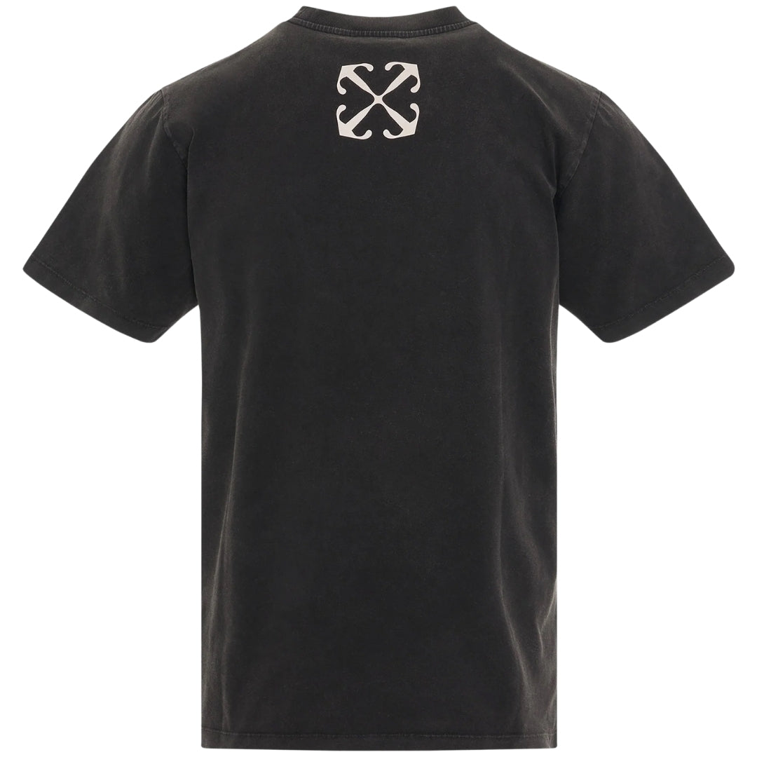Off White Bacchus Slim Fit Black T Shirt