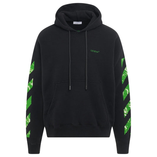 Off White Moon Cam Arrow Black Skate Hoodie