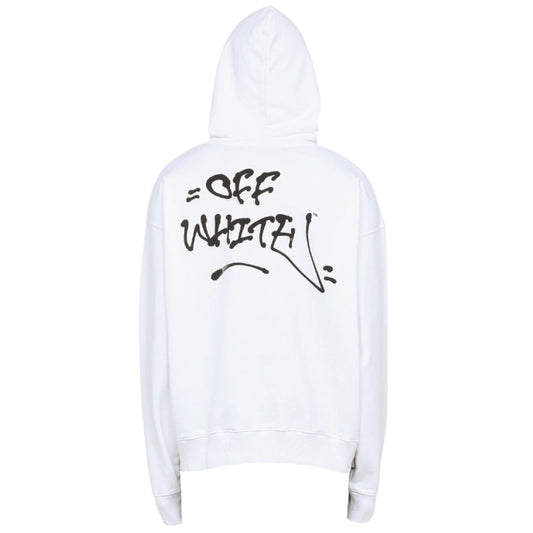 Off White Graffiti Skate White Hoodie