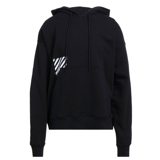 Off White Diag Square Skate Black Hoodie OMBB085S22FLE013 1001