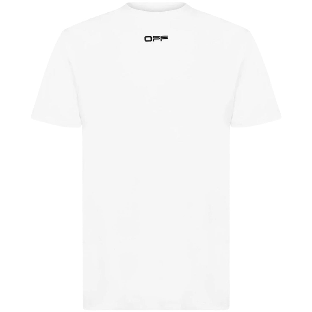 Off White Arrow Outline White Sports T Shirt