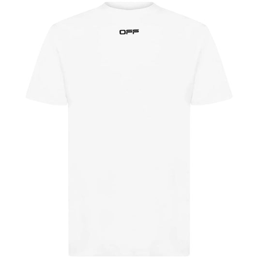 Off White Arrow Outline White Sports T Shirt