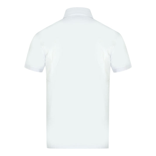Aquascutum Aldis Brand London Logo White Polo Shirt