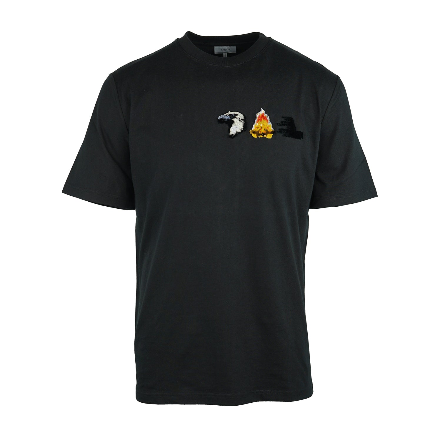 Lanvin Rmje0033A18 10 Black T Shirt RMJE0033A18 10