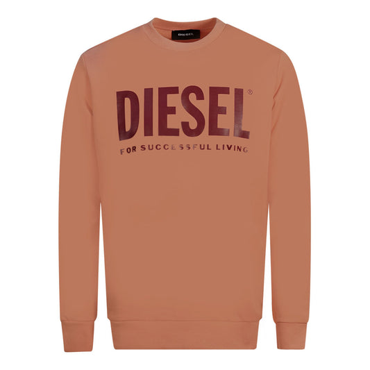 Diesel S Division Logo Pink Sweater