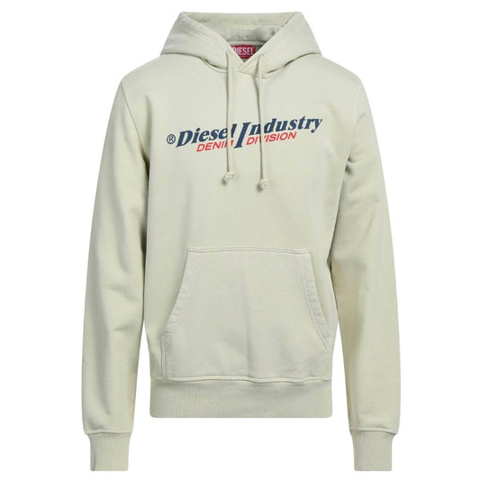 Diesel Industry Denim Division Logo Beige Hoodie