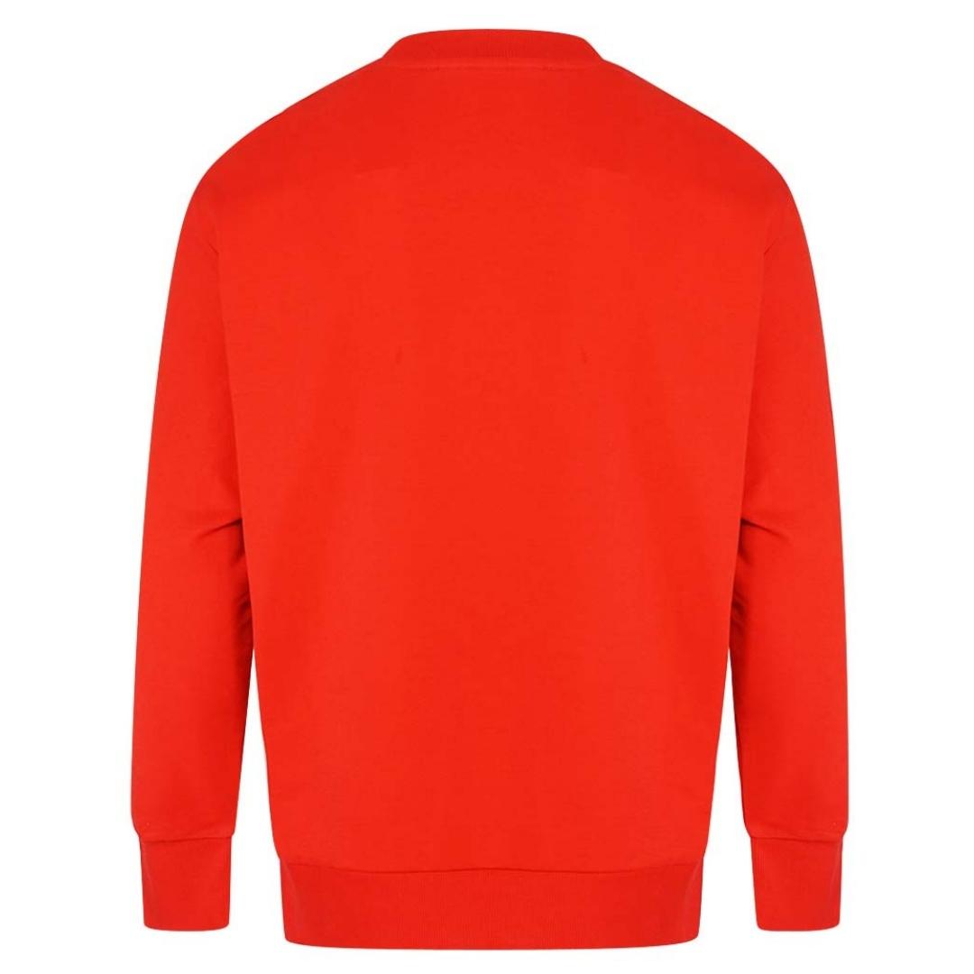 Diesel S Girk A74 Brand Logo Red Sweater