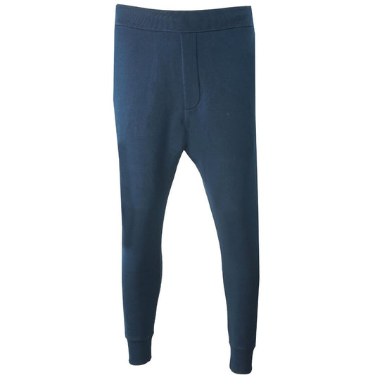 Dsquared2 Maple Leaf Branded Navy Sweatpants
