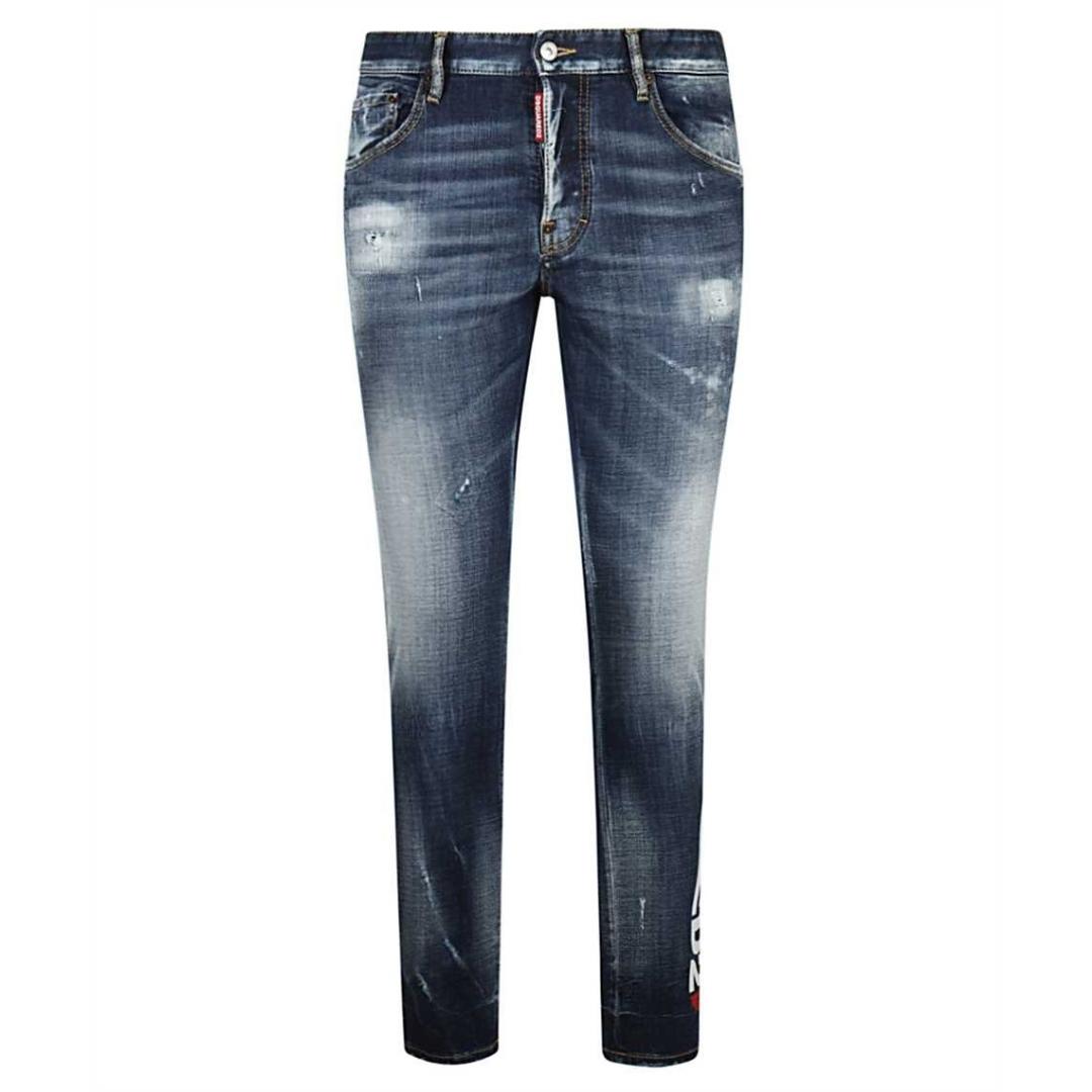Dsquared2 Skater Jean Large Print Jeans - Nova Clothing
