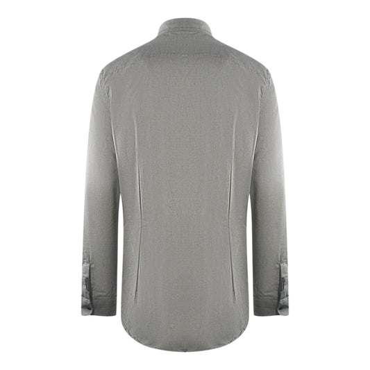 Diesel Black Gold Plain Grey Long Sleeve Shirt